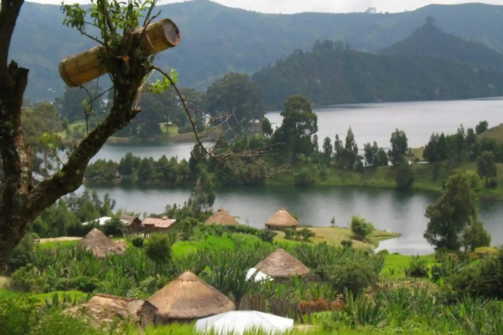 Wenchi Crater Lake island monastery and hot springs, Oromia Ethiopia